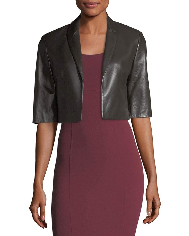 ジャケット・アウター AMERI FAKE LEATHER BOLERO ジャケット・アウター AMERI FAKE LEATHER BOLERO AMERI FAKE